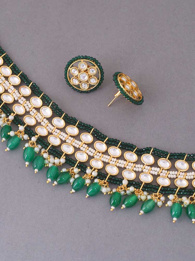 Emerald Priyanshi Jewellery Set - Image 4