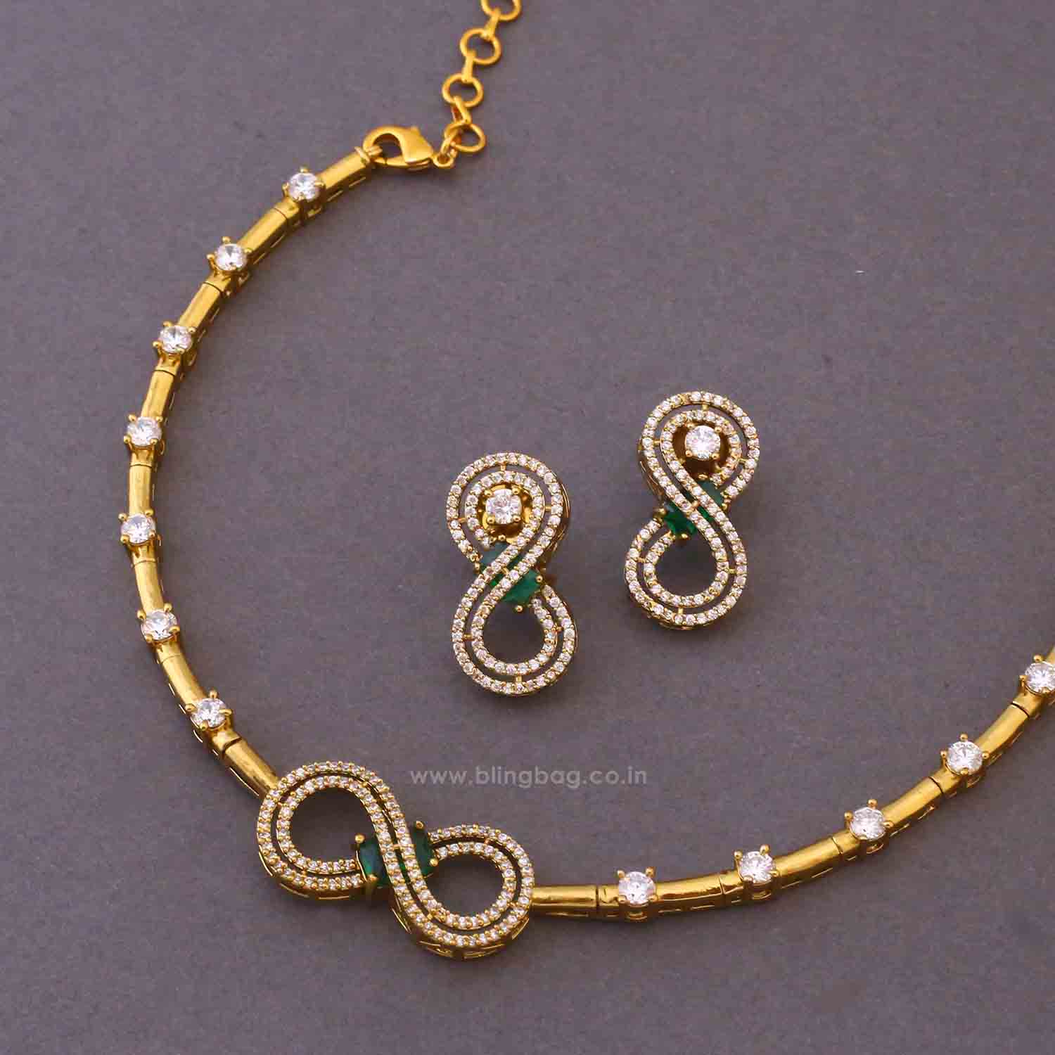 Emerald Quinara Hasli Victorian Jewellery Set - New Arrival - Image 5