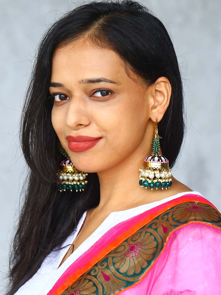 Emerald Rajamani Jhumkis - EOSS - Image 2