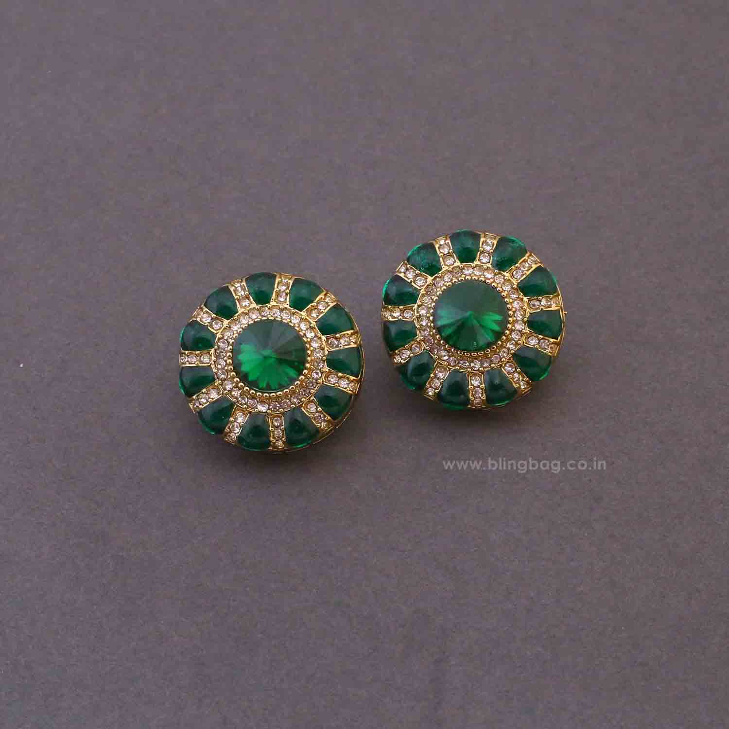 Emerald RhivanI Studs - Image 2