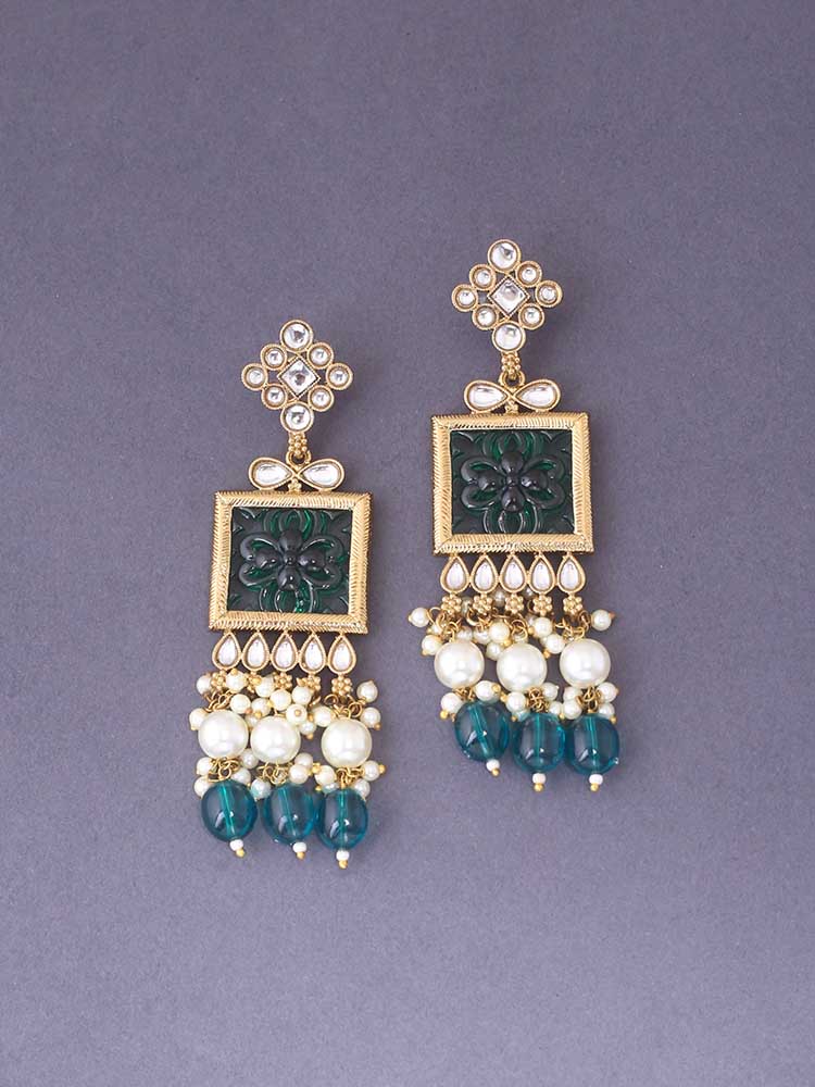 Emerald Roja Danglers - Image 3