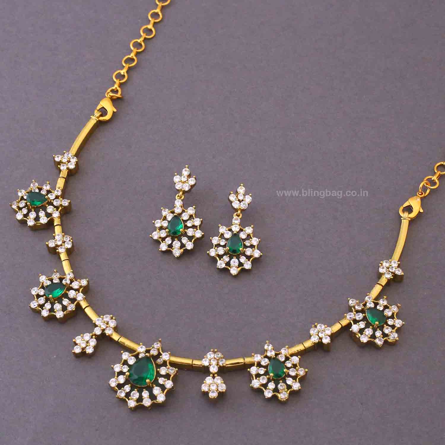 Emerald Rosielle Hasli Victorian Jewellery Set - New Arrival - Image 5