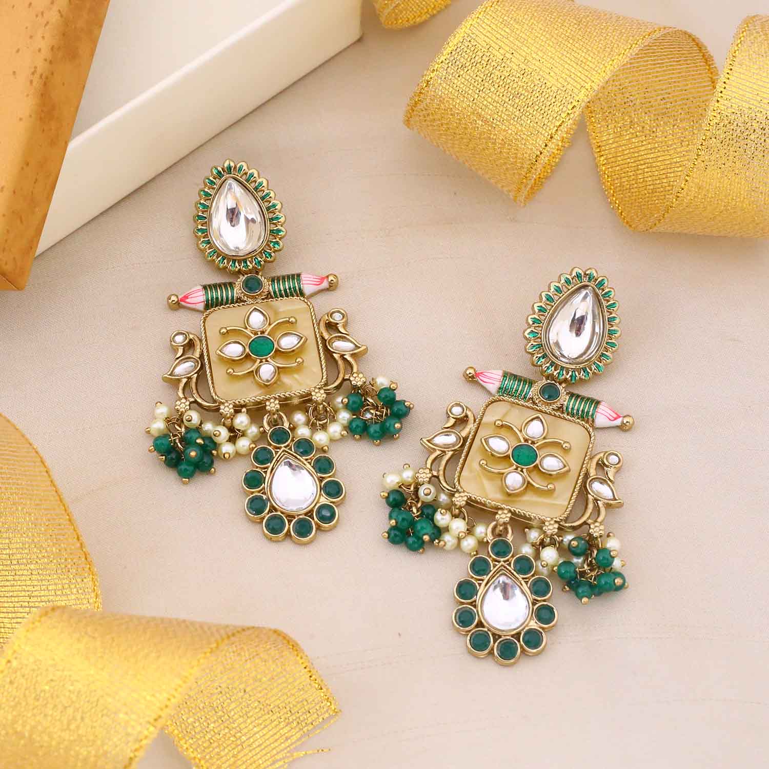 Emerald Safiya Danglers