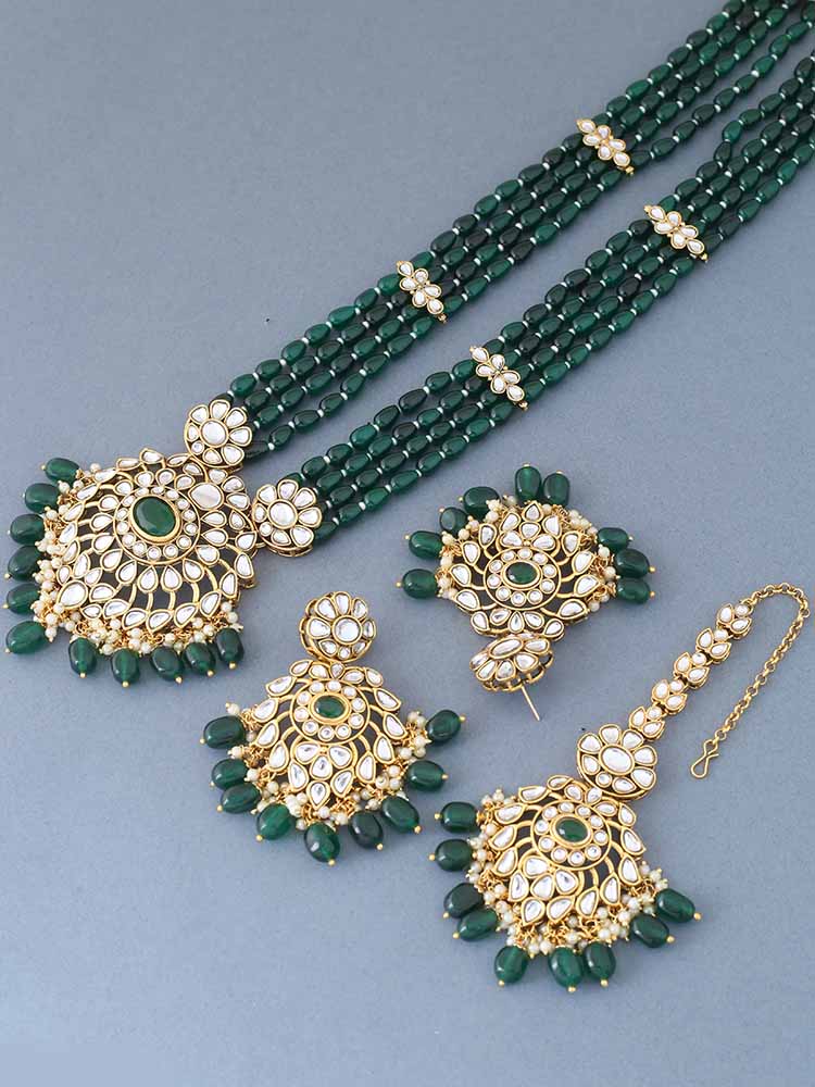 Emerald Shahara Jewellery Set - Image 4