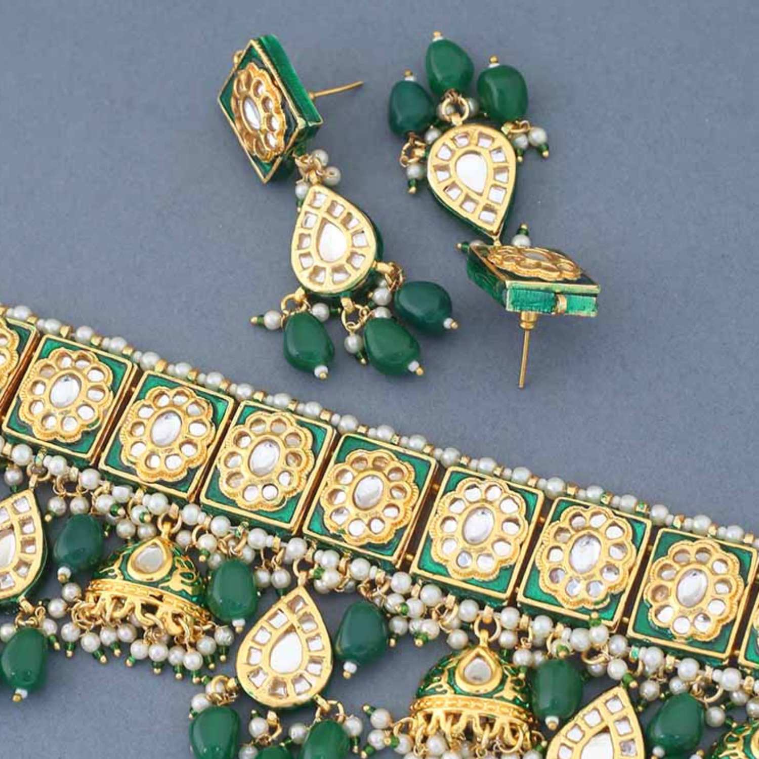Emerald Salmi Jewellery Set - EOSS - Image 5