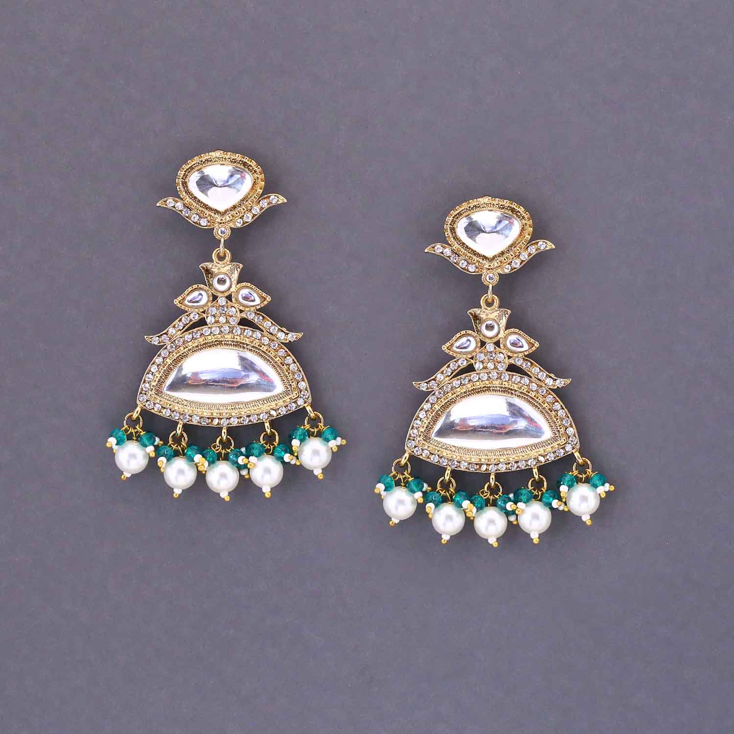 Emerald Shahruh Danglers - Image 2