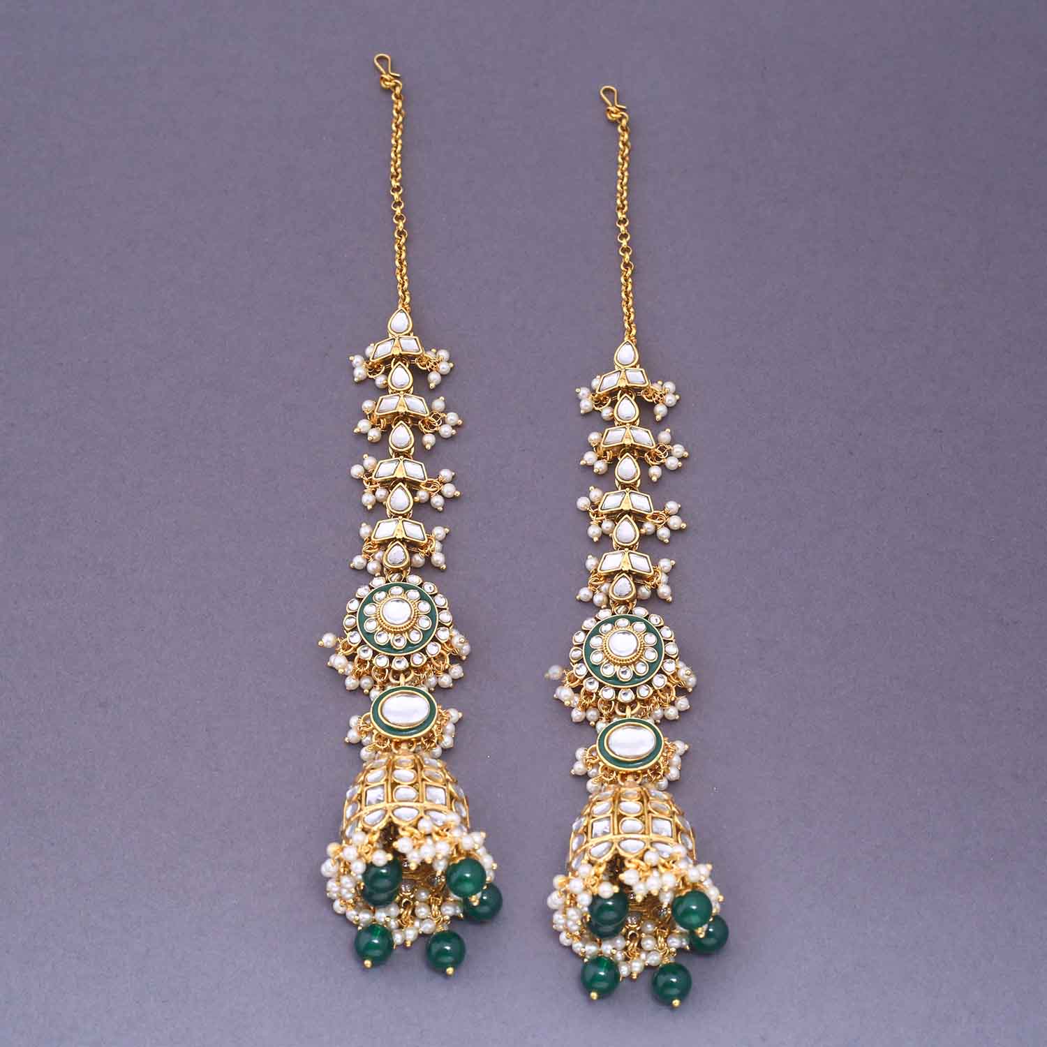 Emerald Sharanya Bridal Jewellery Set - Image 6