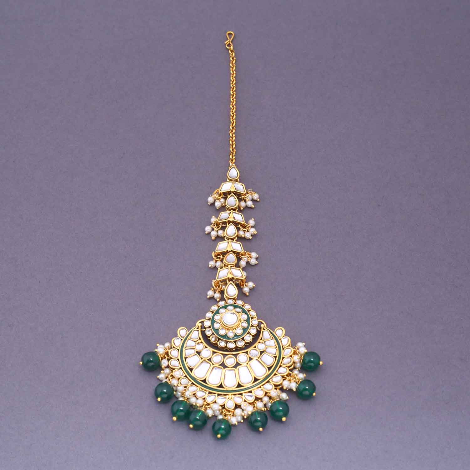 Emerald Sharanya Bridal Jewellery Set - Image 7