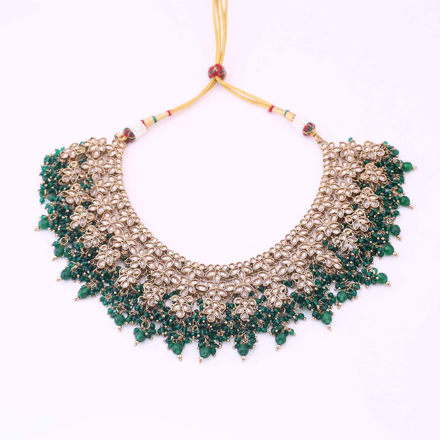 Emerald Sharuna Bridal Jewellery Set - Image 3