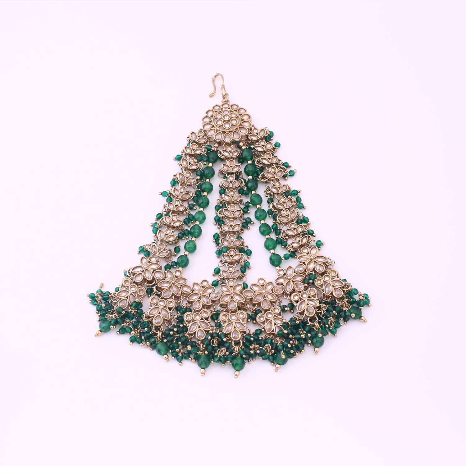 Emerald Sharuna Bridal Jewellery Set - Image 9