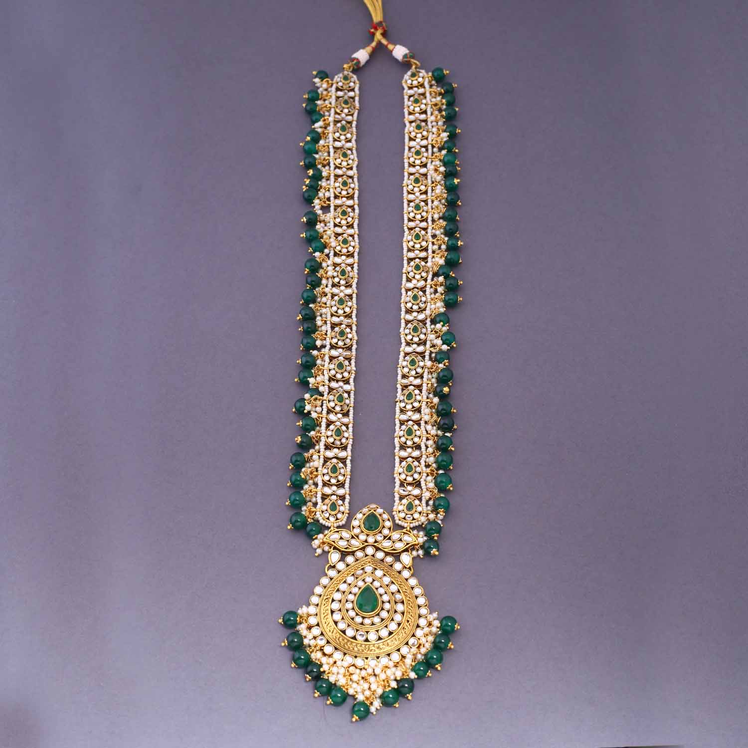 Emerald Shreyani Bridal Jewellery Set - Image 5