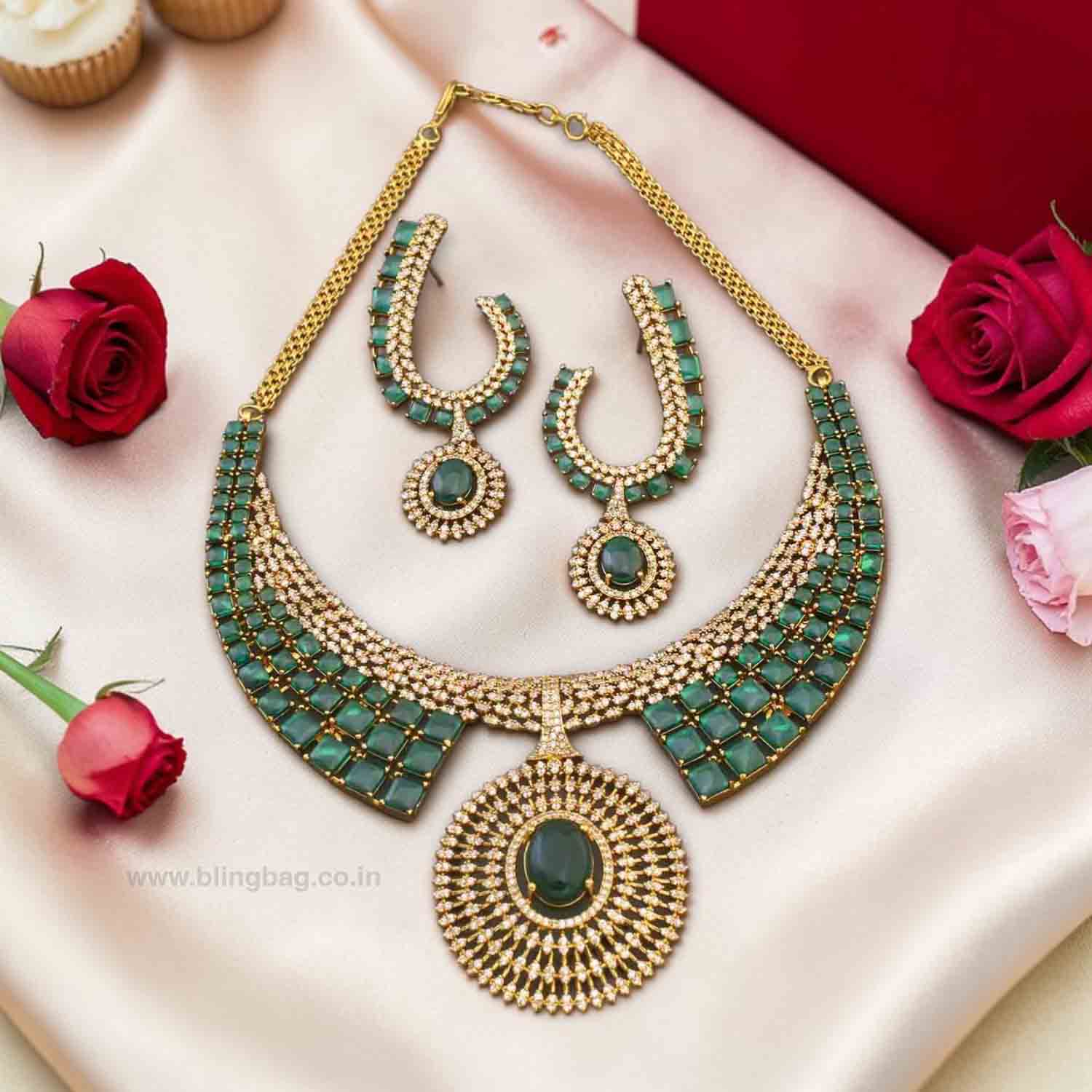 Emerald Sophina Hasli Victorian Jewellery Set- New Arrivals - Image 2