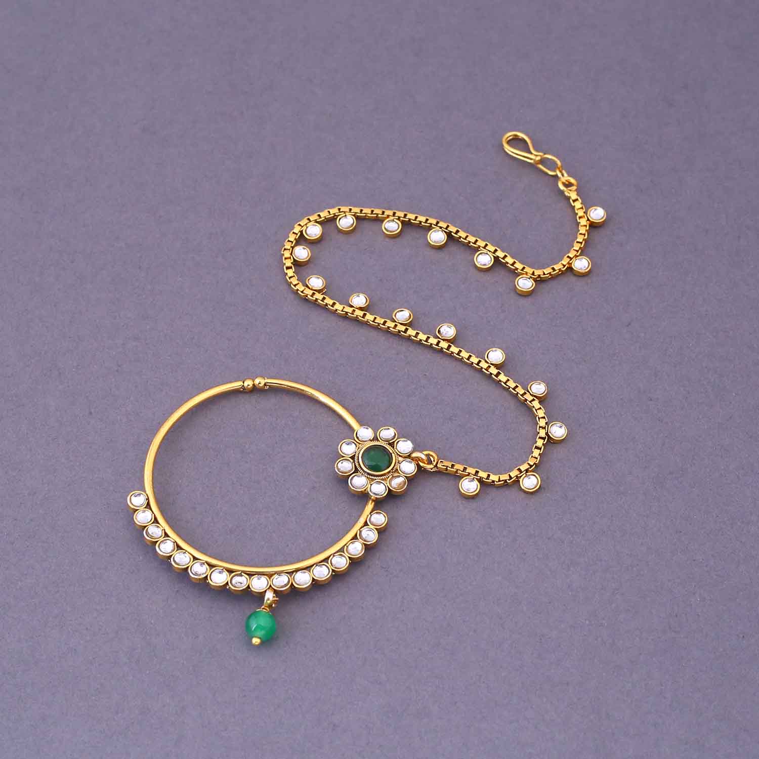 Emerald Soundarya Bridal Jewellery Set - Image 10