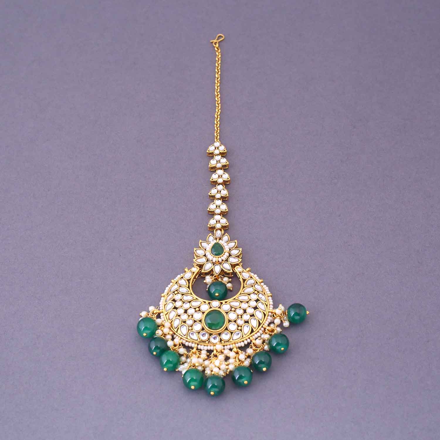 Emerald Soundarya Bridal Jewellery Set - Image 6