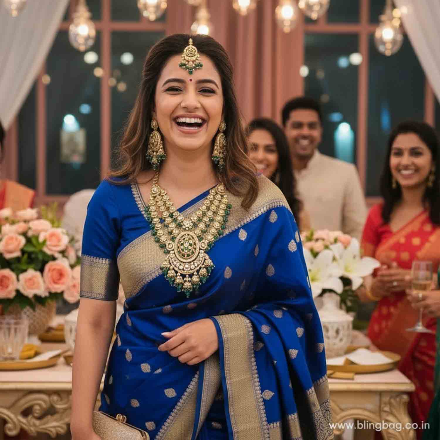 Emerald Sujata Kundan Jewellery Set