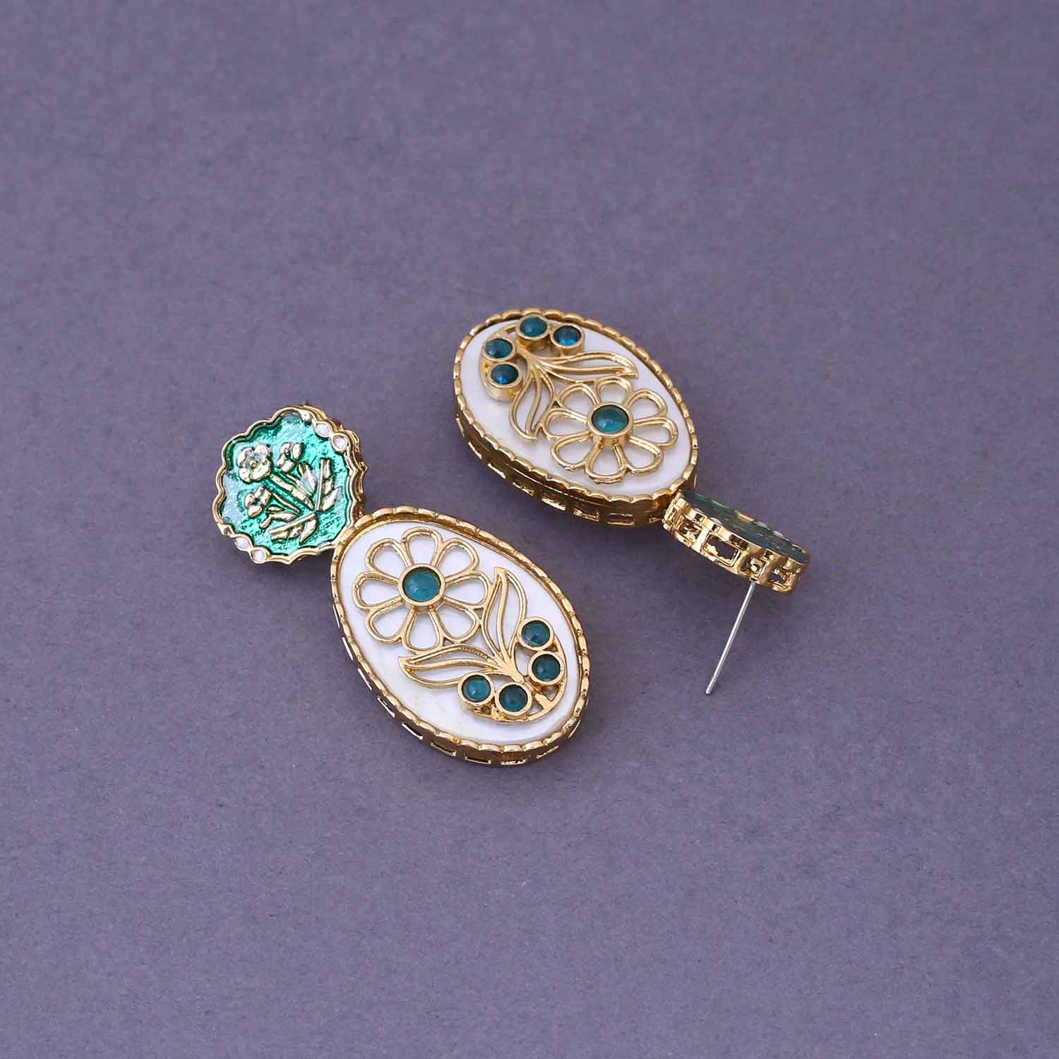 Emerald Suvanya Danglers - Image 4