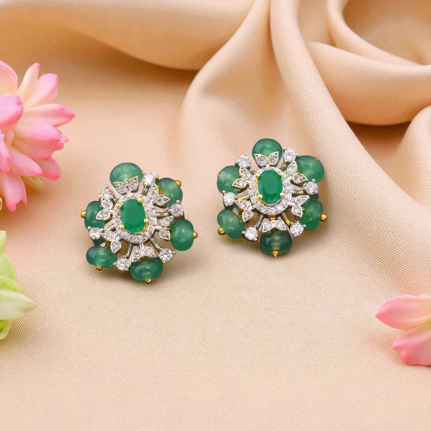 Emerald Swindra Studs - Image 2