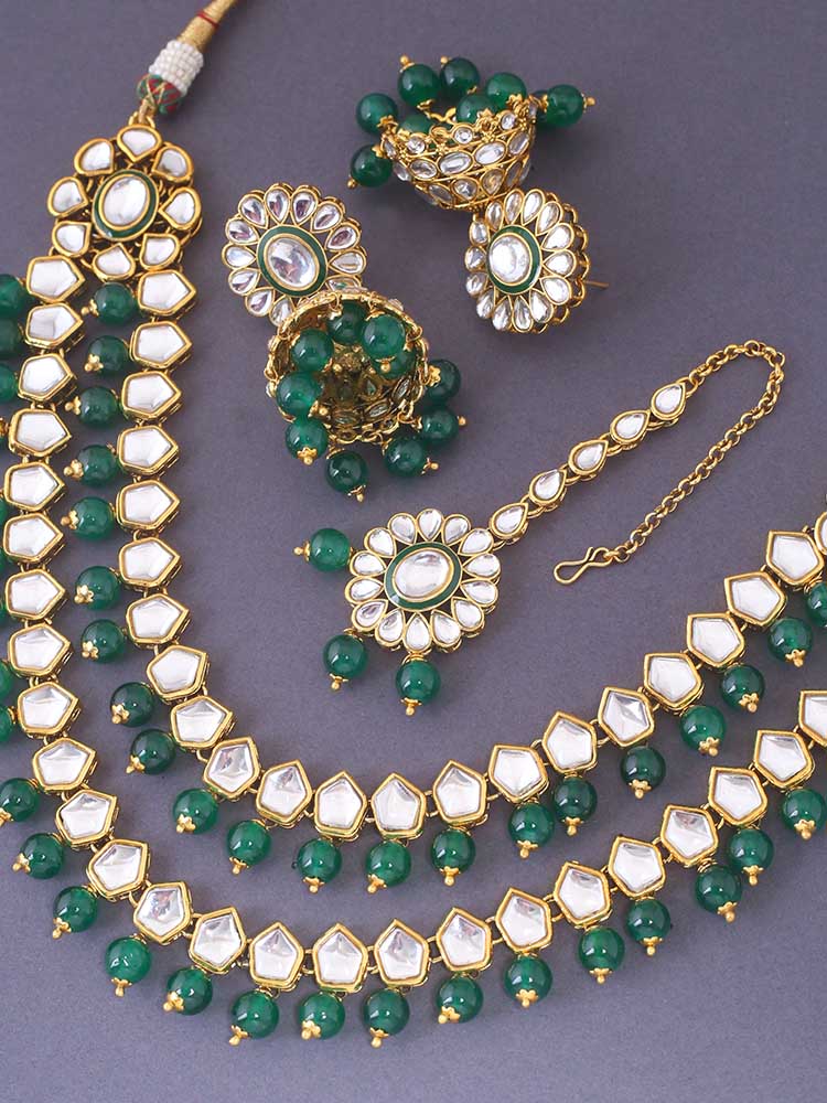 Emerald Tapasi Jewellery Set - Image 4