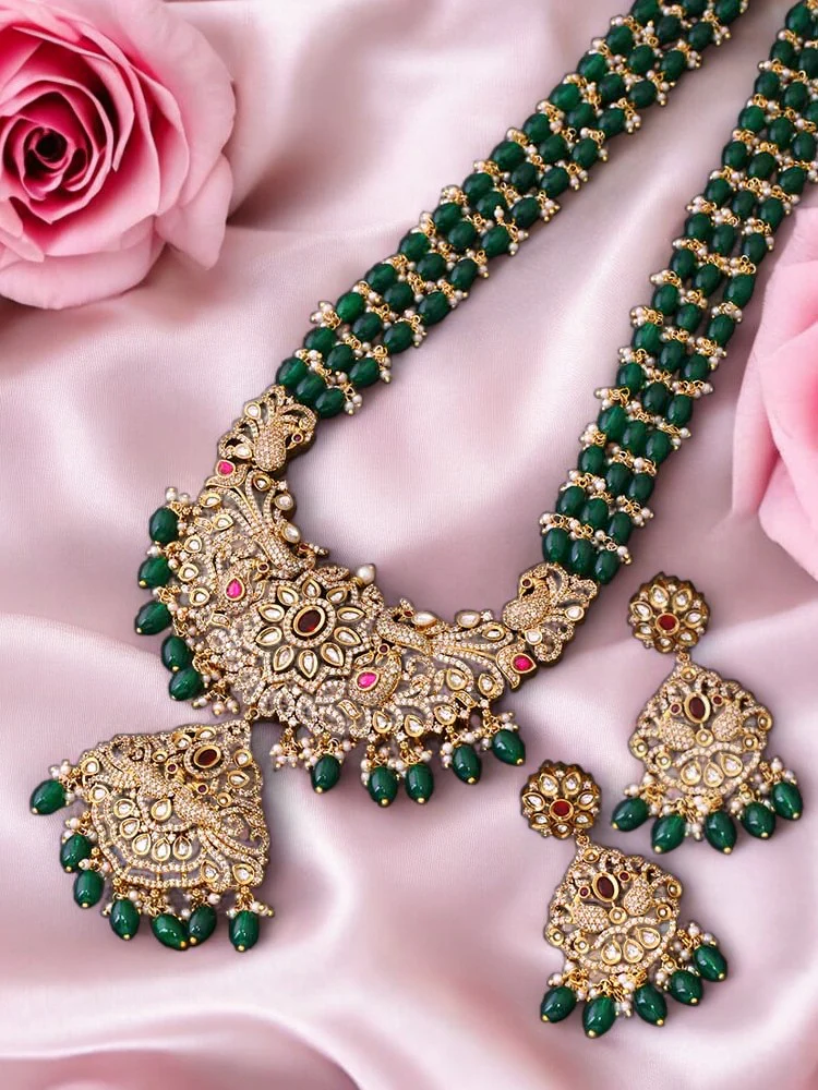 Emerald Trivia Victorian Jewellery Set - New Arrival
