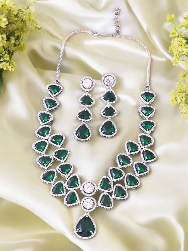 Emerald Ulyssa Zirconia Jewellery Set