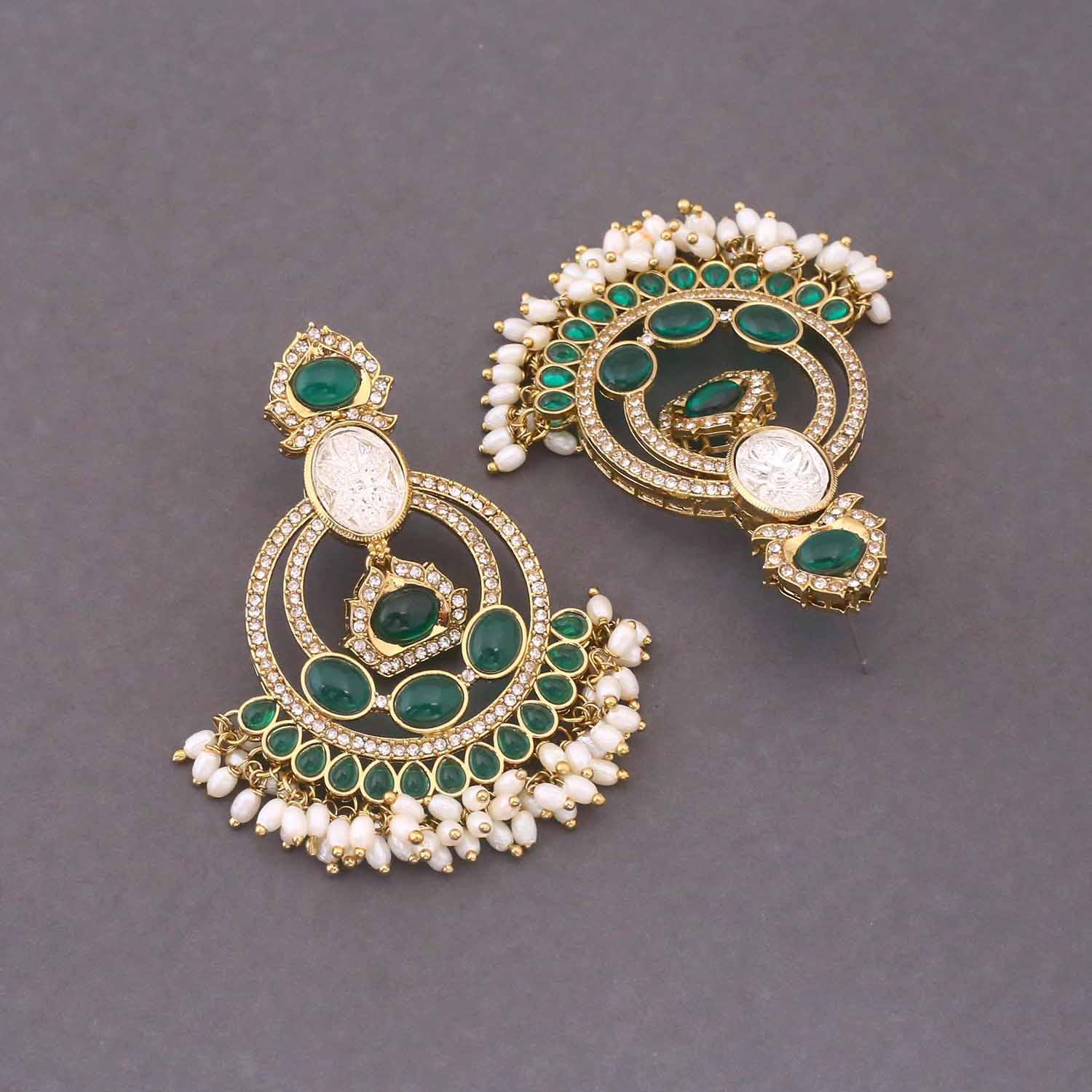 Emerald Warisha Danglers - Image 4