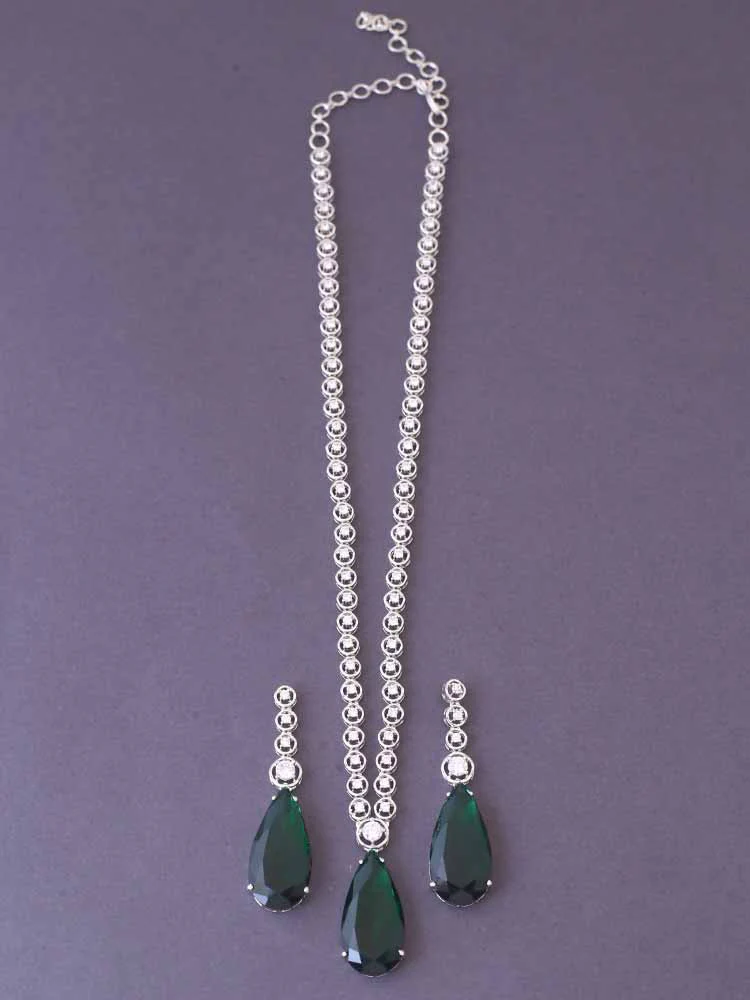 Emerald Whitney Zirconia Jewellery Set - Image 3