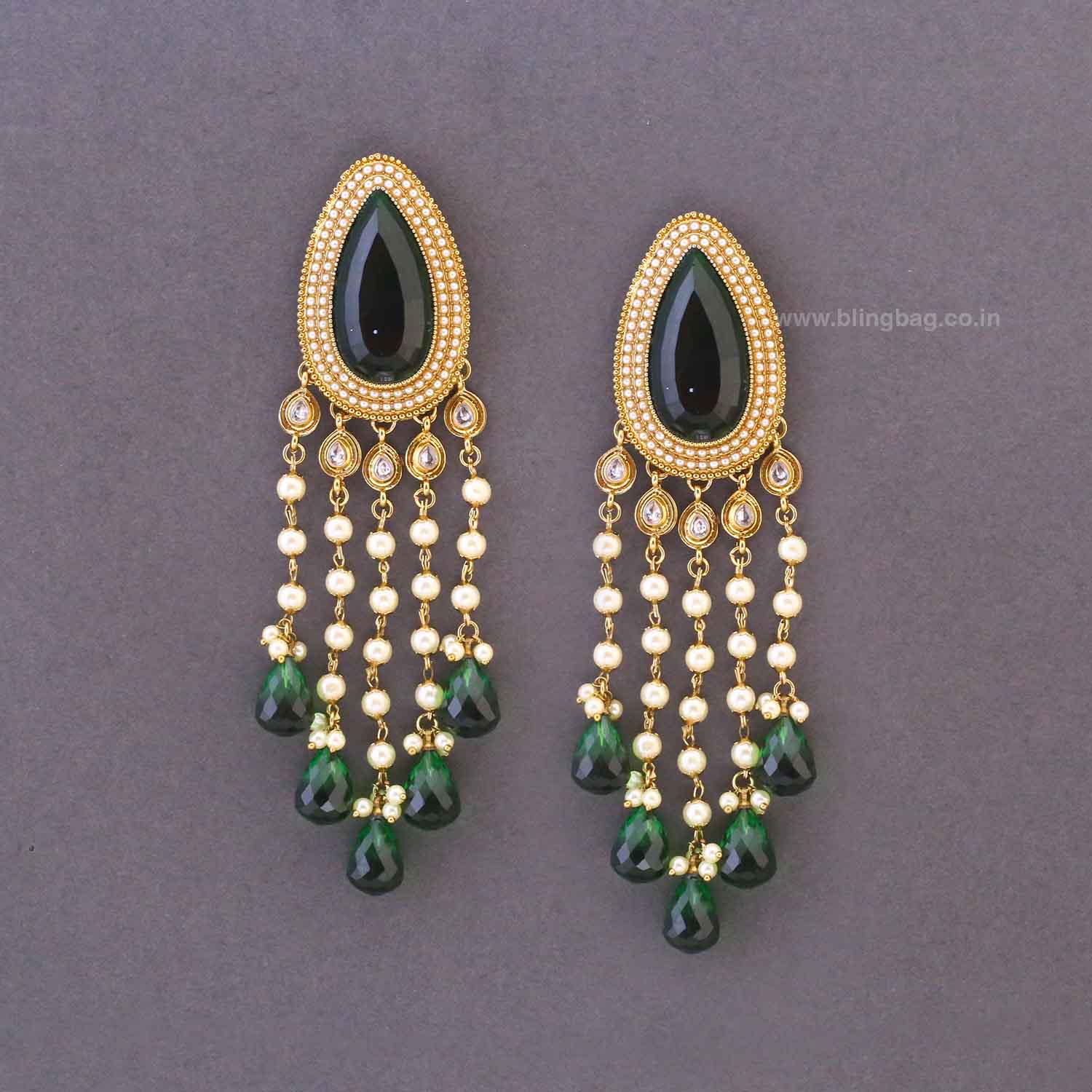 Emerald Zalak Tassels - Image 2