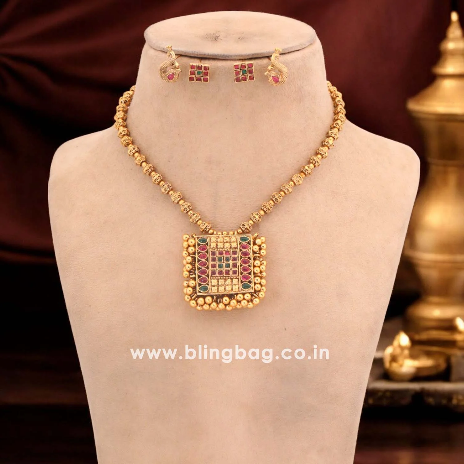 Geeridha Reversible Antique Jewellery Set - New Arrival - Image 2