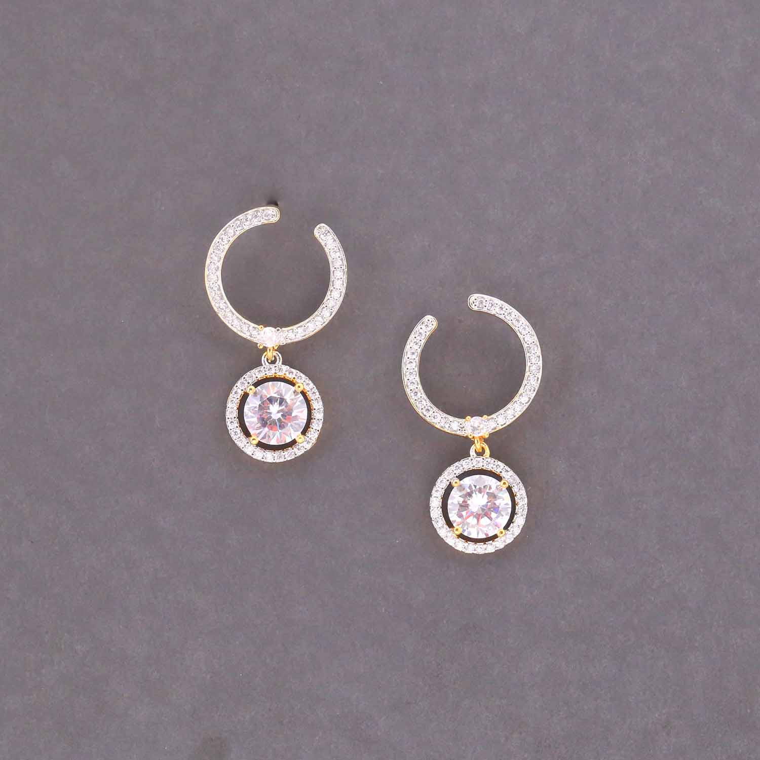 Golden Ada Zirconia Studs - Image 2
