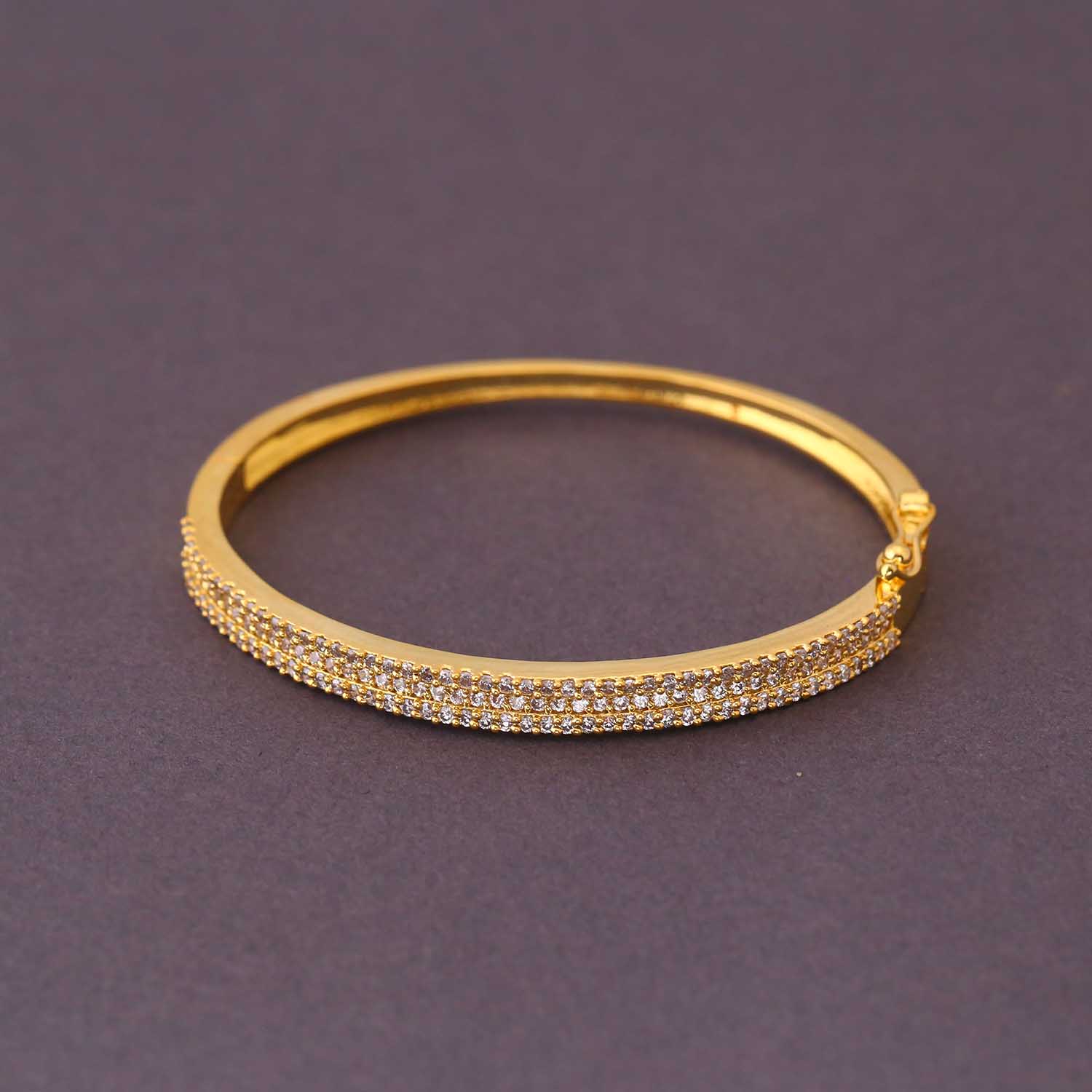 Golden Aisey Zirconia Bracelet - Image 3