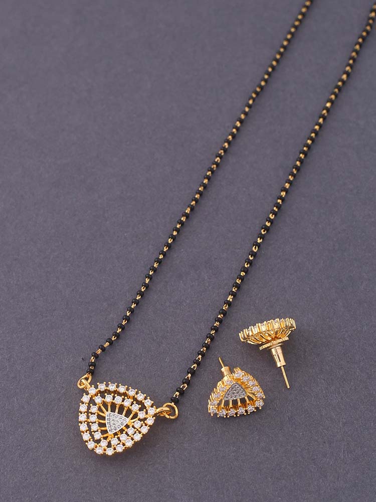 Golden Ambre Mangalsutra Set - Image 4