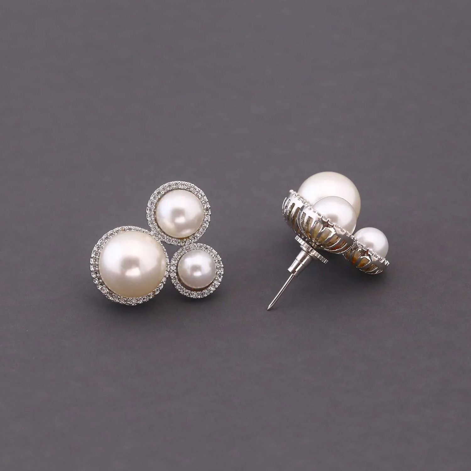 Silver Ariely Studs - Image 4