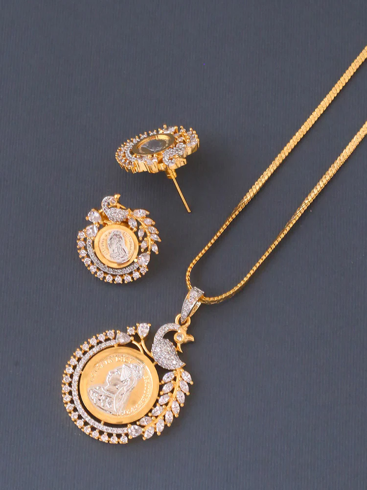 Golden Aroce Pendant Set - Image 4