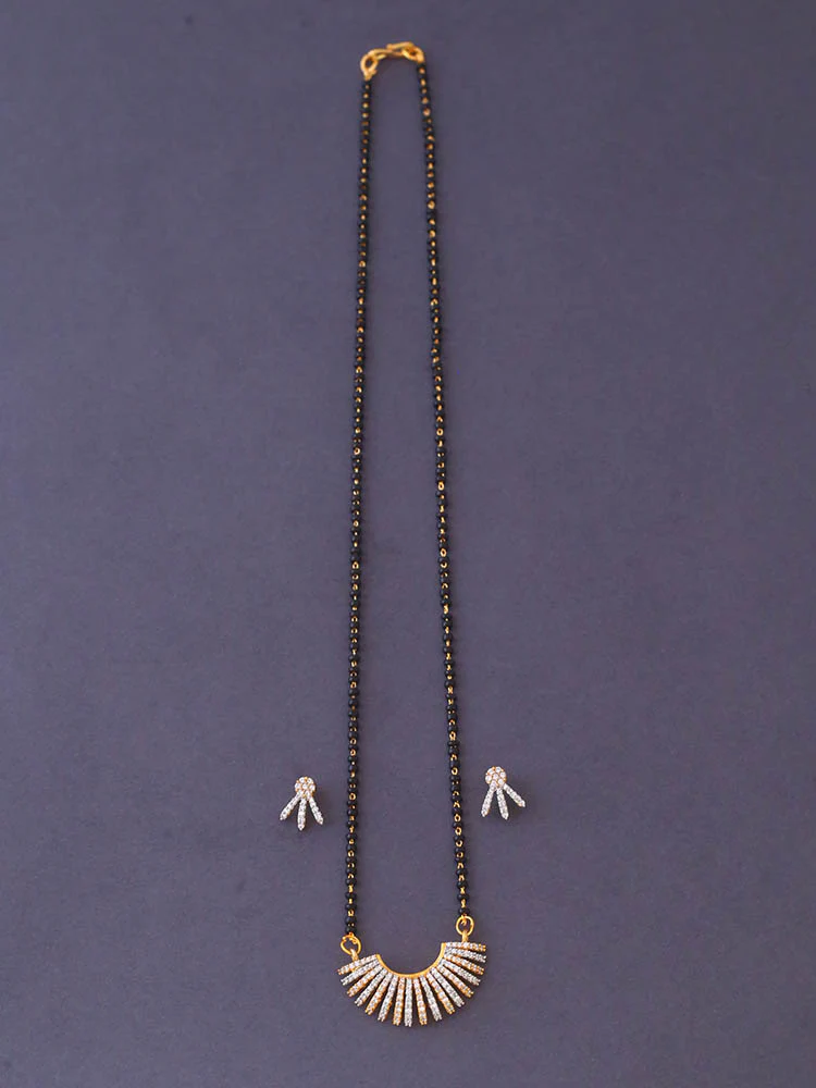 Golden Atalie Mangalsutra Set - Image 3