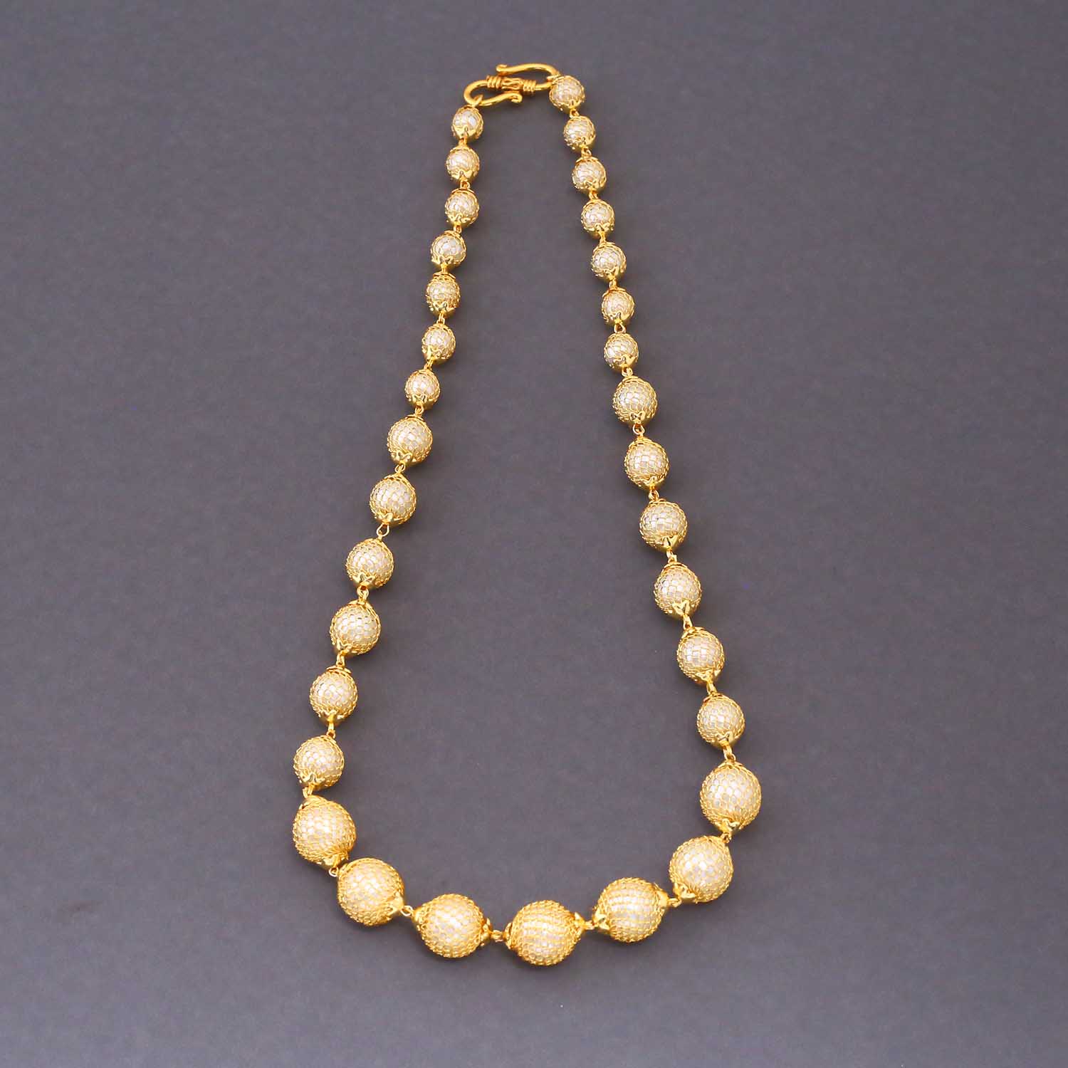 Golden Aureline Antique Jewellery Set - New Arrival - Image 4