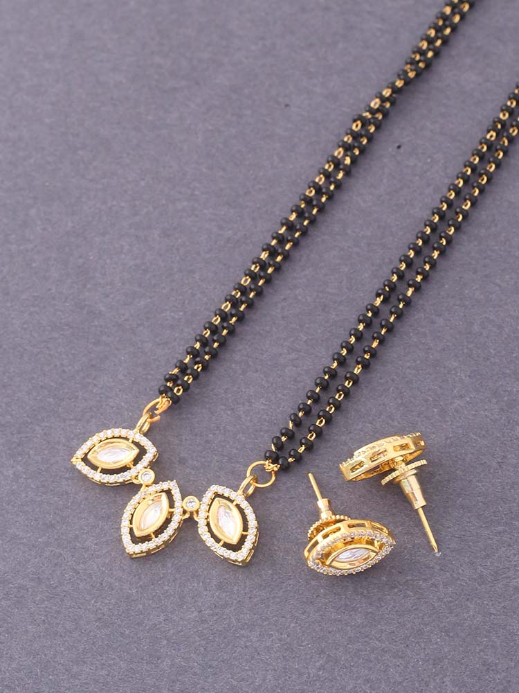 Golden Avril Mangalsutra Set - EOSS - Image 4