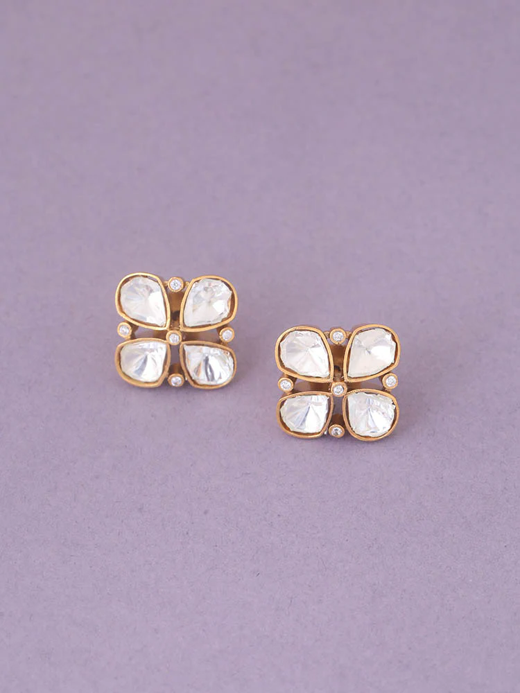 Golden Bailey Zirconia Studs - Image 2