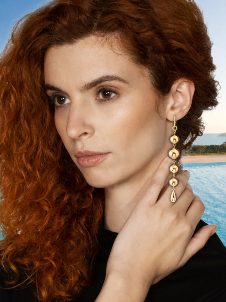 Golden Catriona Danglers - Image 2