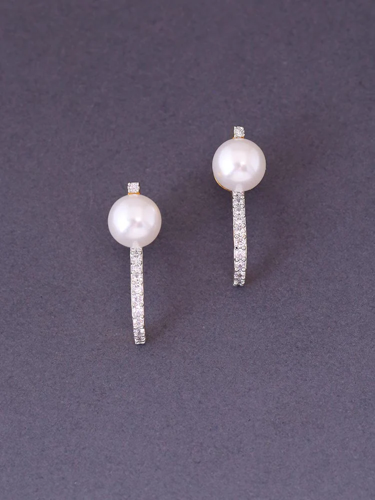 Golden Charley Zirconia Studs - Image 2