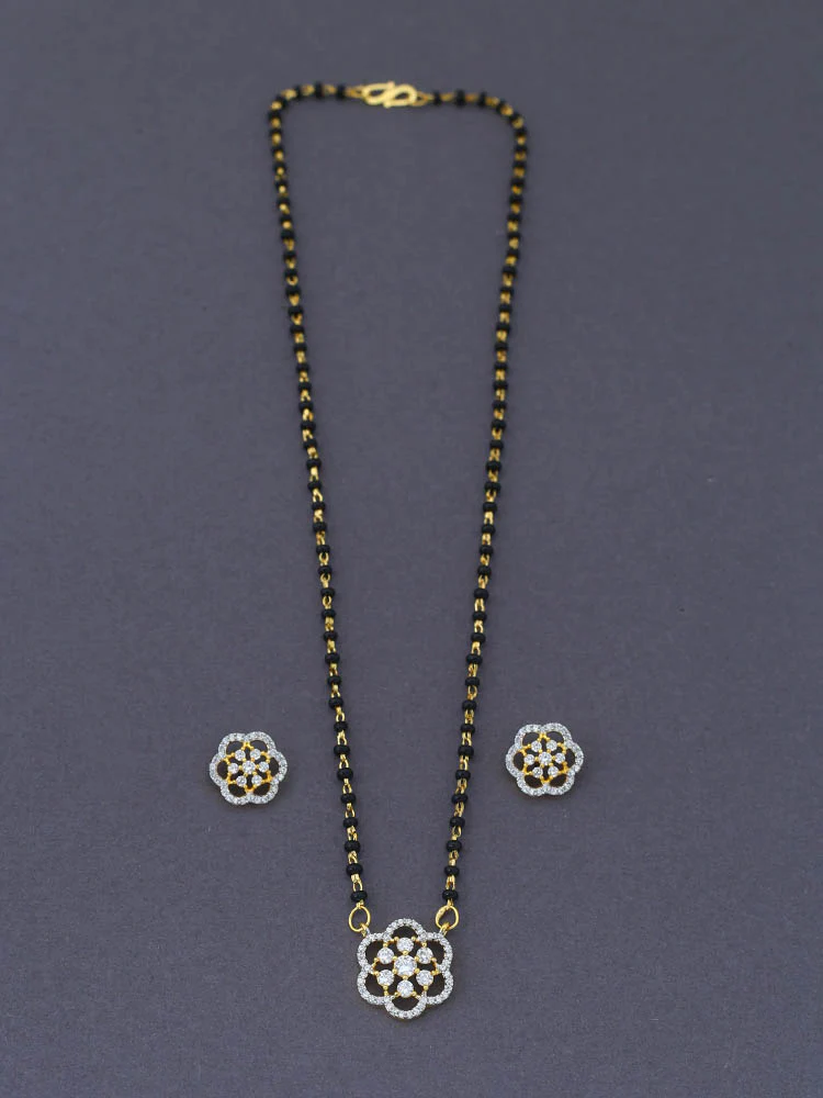 Golden Chayanika Mangalsutra Set - Image 3