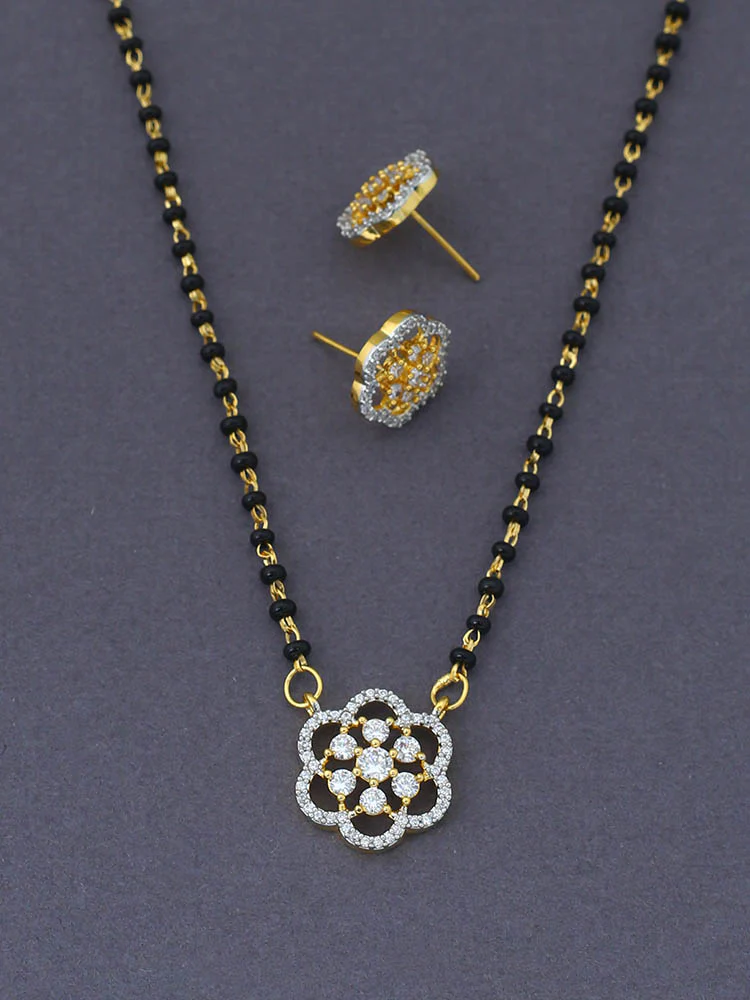 Golden Chayanika Mangalsutra Set - Image 4