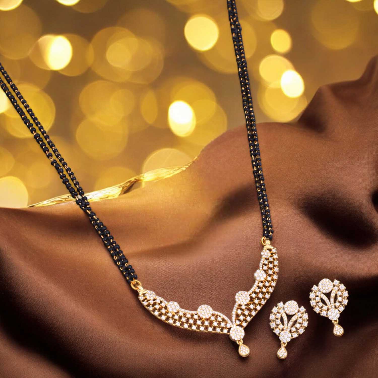 Golden Edie Mangalsutra Set