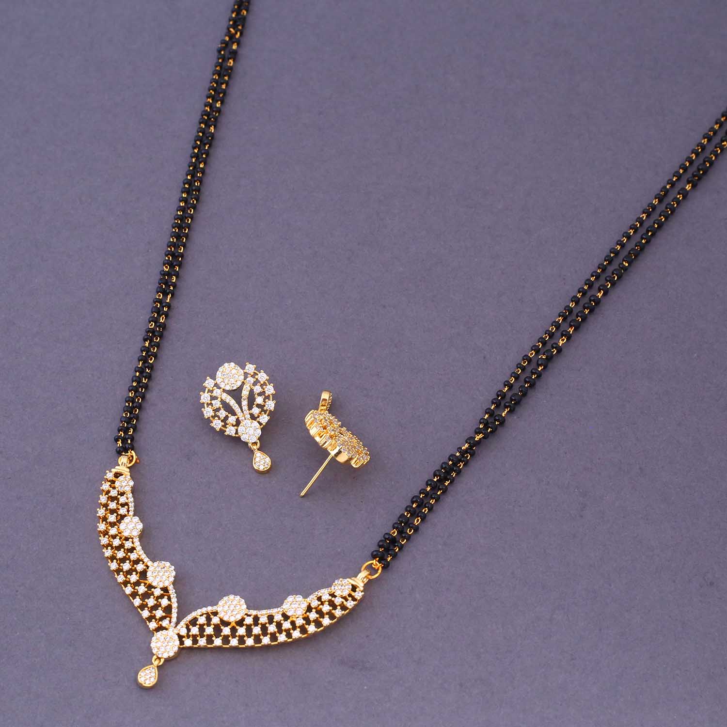 Golden Edie Mangalsutra Set - Image 4