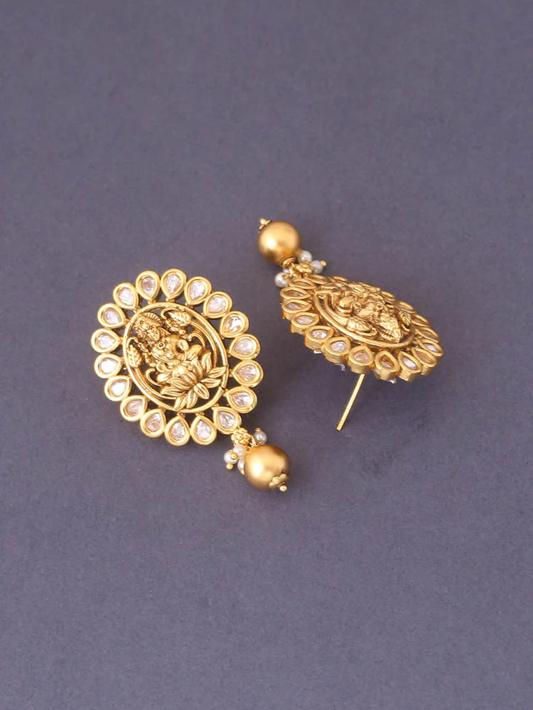 Golden Ekajata Temple Studs - Image 4