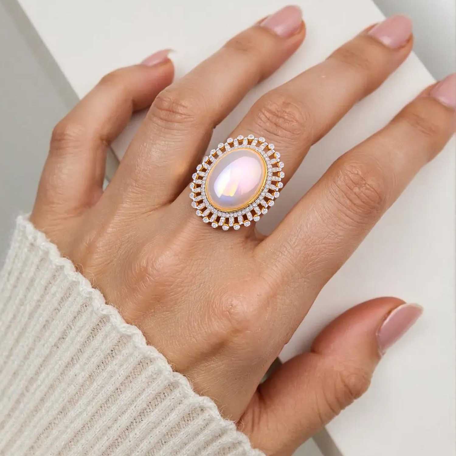 Golden Emmie Adjustable Ring - Image 2