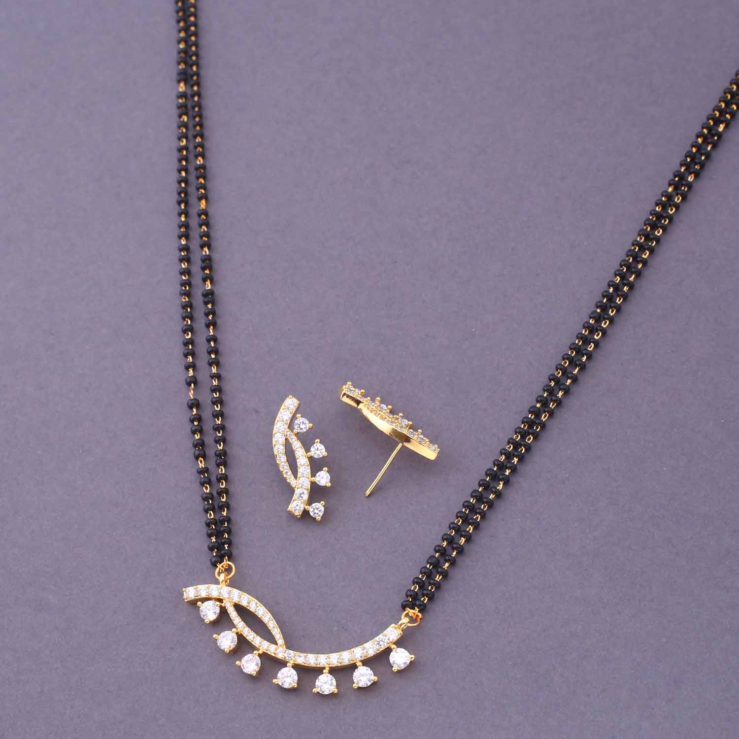 Golden Gracty Mangalsutra Set - Image 4