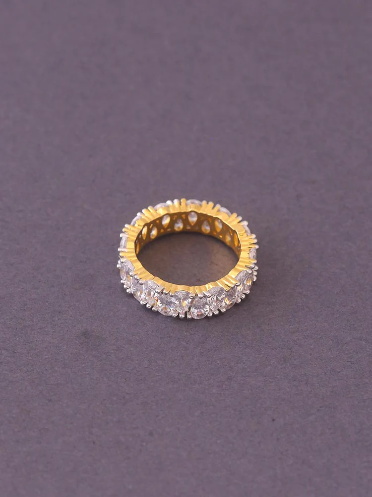 Golden Gunjan Zirconia Ring - EOSS - Image 3