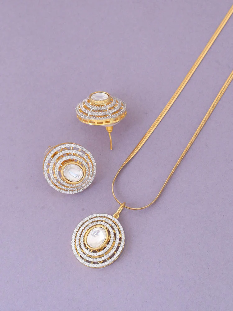 Golden Hazel Pendant Set - Image 4