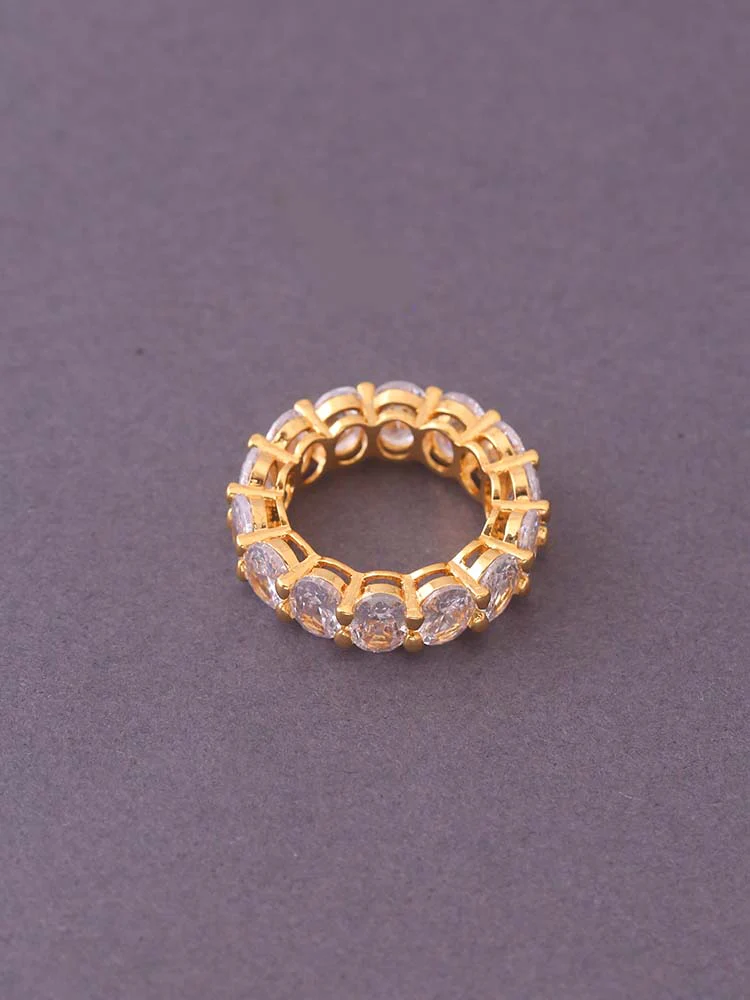 Golden Isvari Zirconia Ring - EOSS - Image 3
