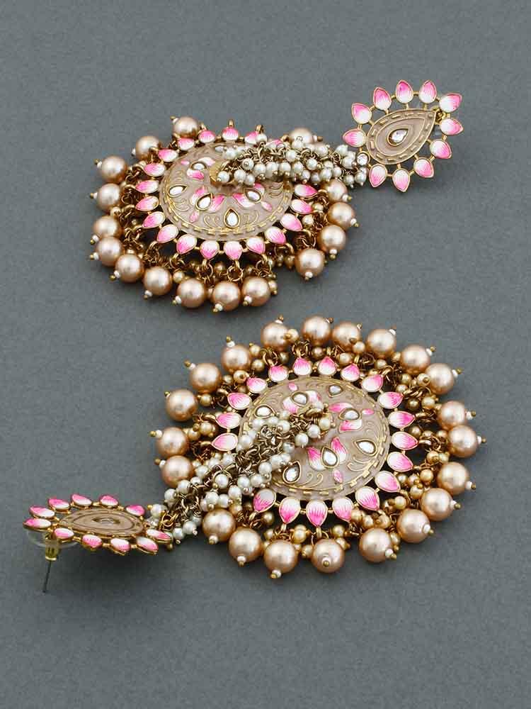 Golden Jacki Jhumkis - EOSS - Image 4